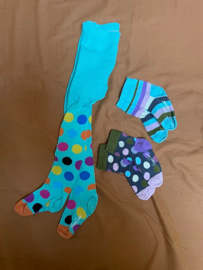 Happy Socks voor peuters, Ophalen of Verzenden, Gebruikt, Meisje, Sokjes