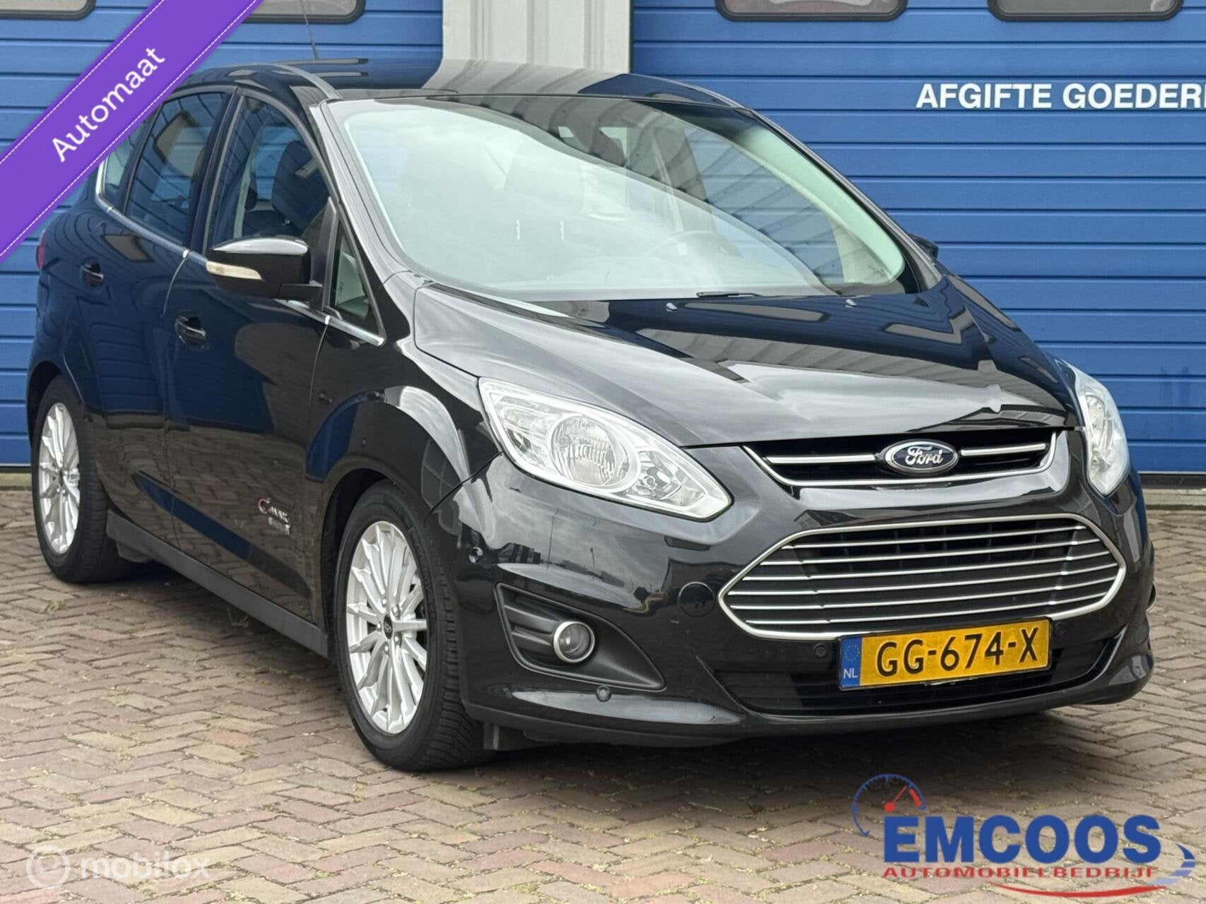 Ford C-Max 2.0 Plug-in Hybrid Titanium Plus * Airco * Automa, Auto's, Gebruikt, Euro 6, 4 cilinders, Zwart