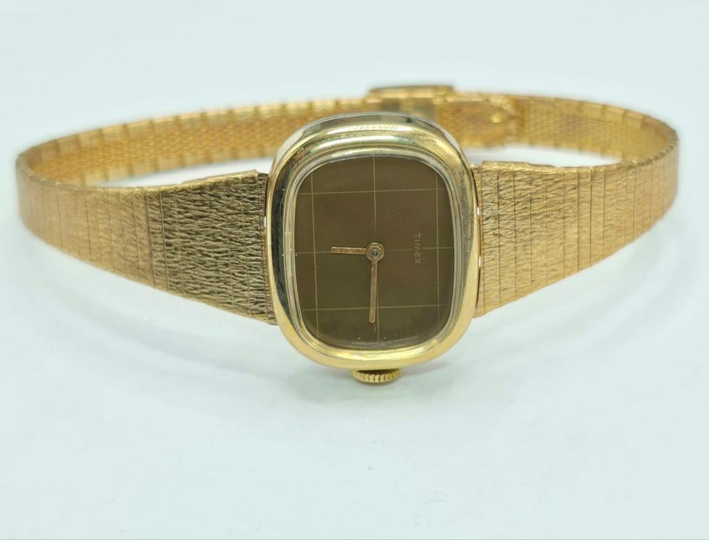 Vintage Timex Dames Horloge, Verzenden, Overige materialen