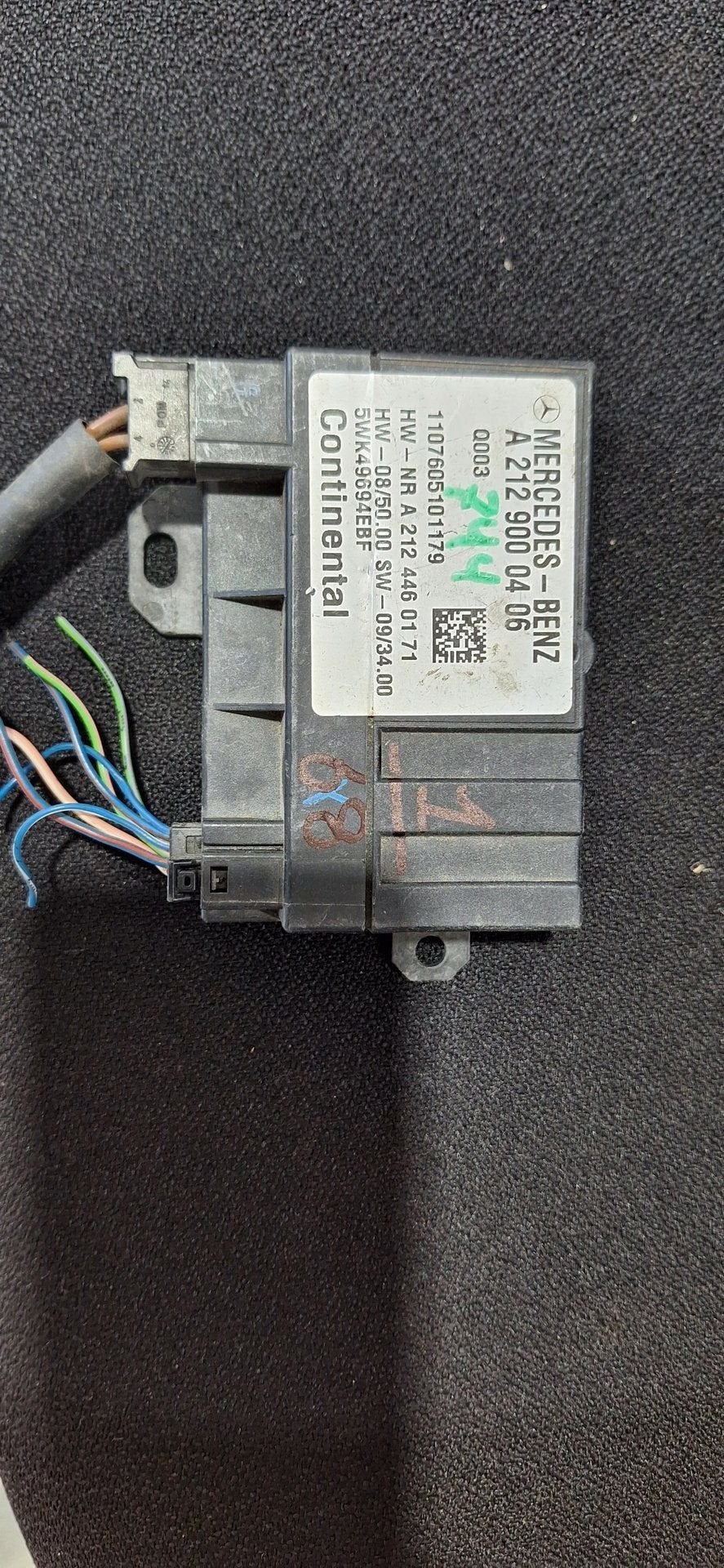 Keyless Go Stuurapparaat Module Mercedes E-Klasse W212 CLS A, Gebruikt, -, Ophalen of Verzenden, -