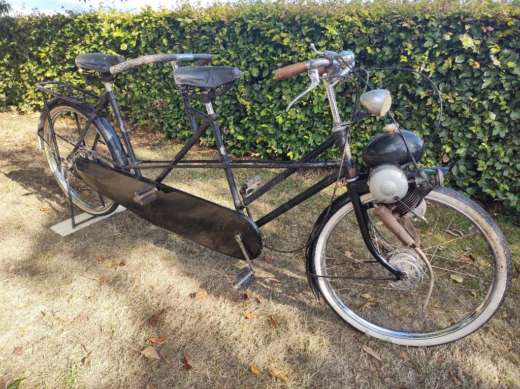 Vintage tandem met Berini M13 (eitje), 55 cm of meer, Ophalen, Gebruikt, Minder dan 10 versnellingen