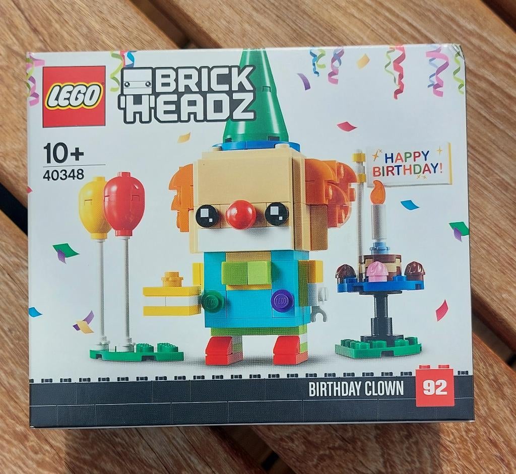 lego BrickHeadz 40348 Verjaardagsclown - NIEUW, Kinderen en Baby's, Speelgoed | Duplo en Lego, Nieuw, Lego, Complete set, Ongeopend/sealed