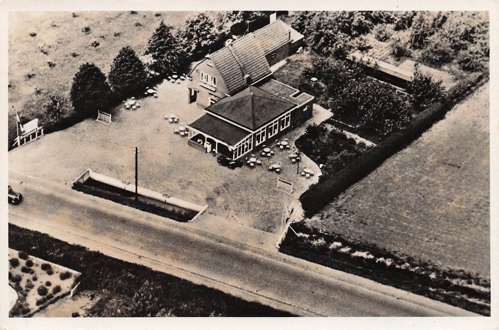 JP553 Oudewater Cafe Buitenlust Willeskop 1951, Verzenden, 1940 tot 1960, Gelopen, Utrecht