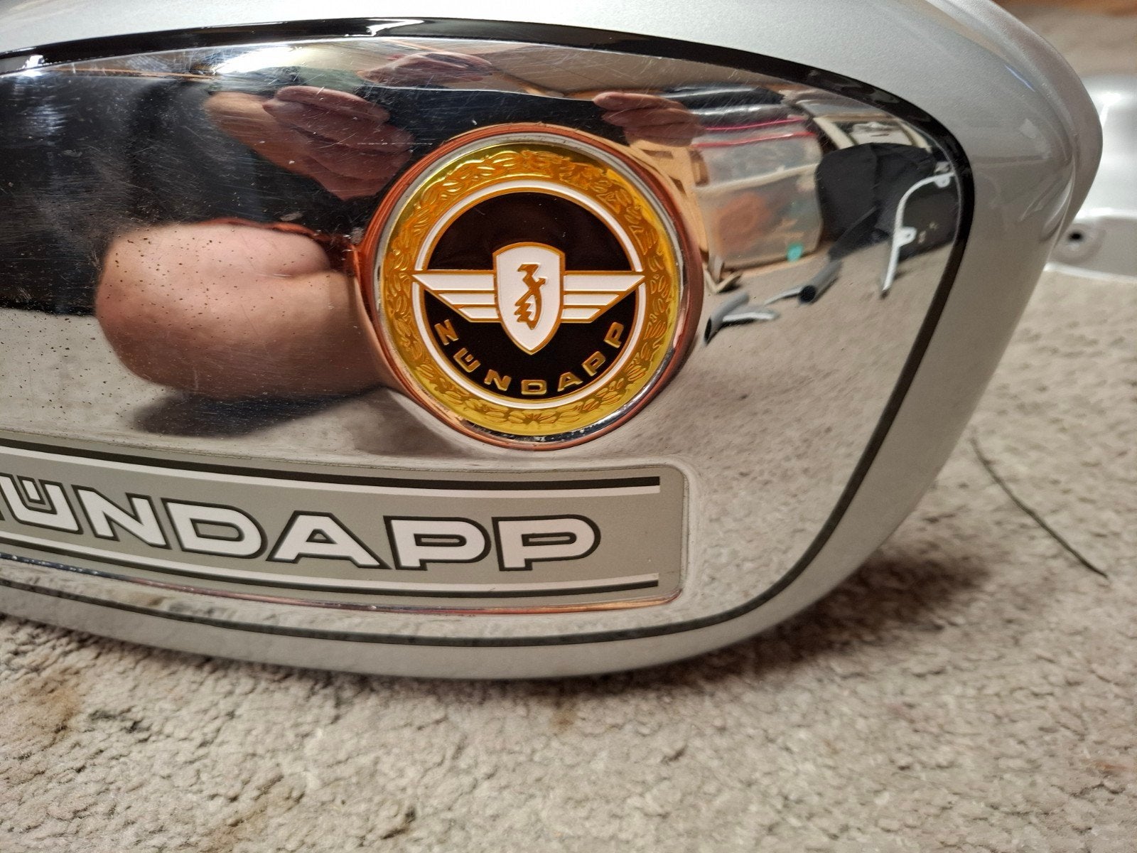 Zundapp tank/spuitset, Ophalen, Gebruikt, Tank
