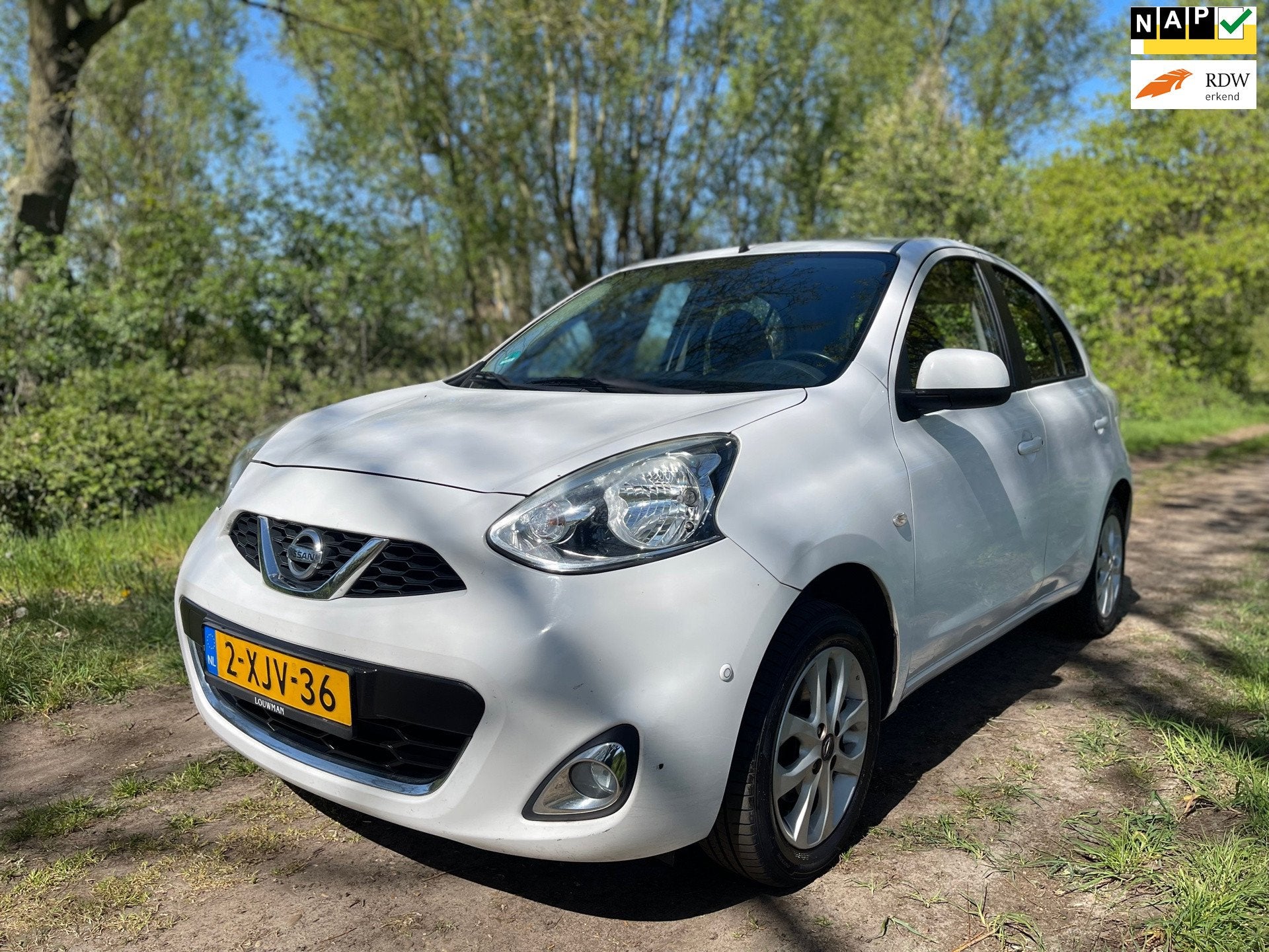Nissan Micra 1.2 Connect Edition/ Dealer ondh!/Navi/P. senso, Auto's, Voorwielaandrijving, Stof, Gebruikt, 1198 cc