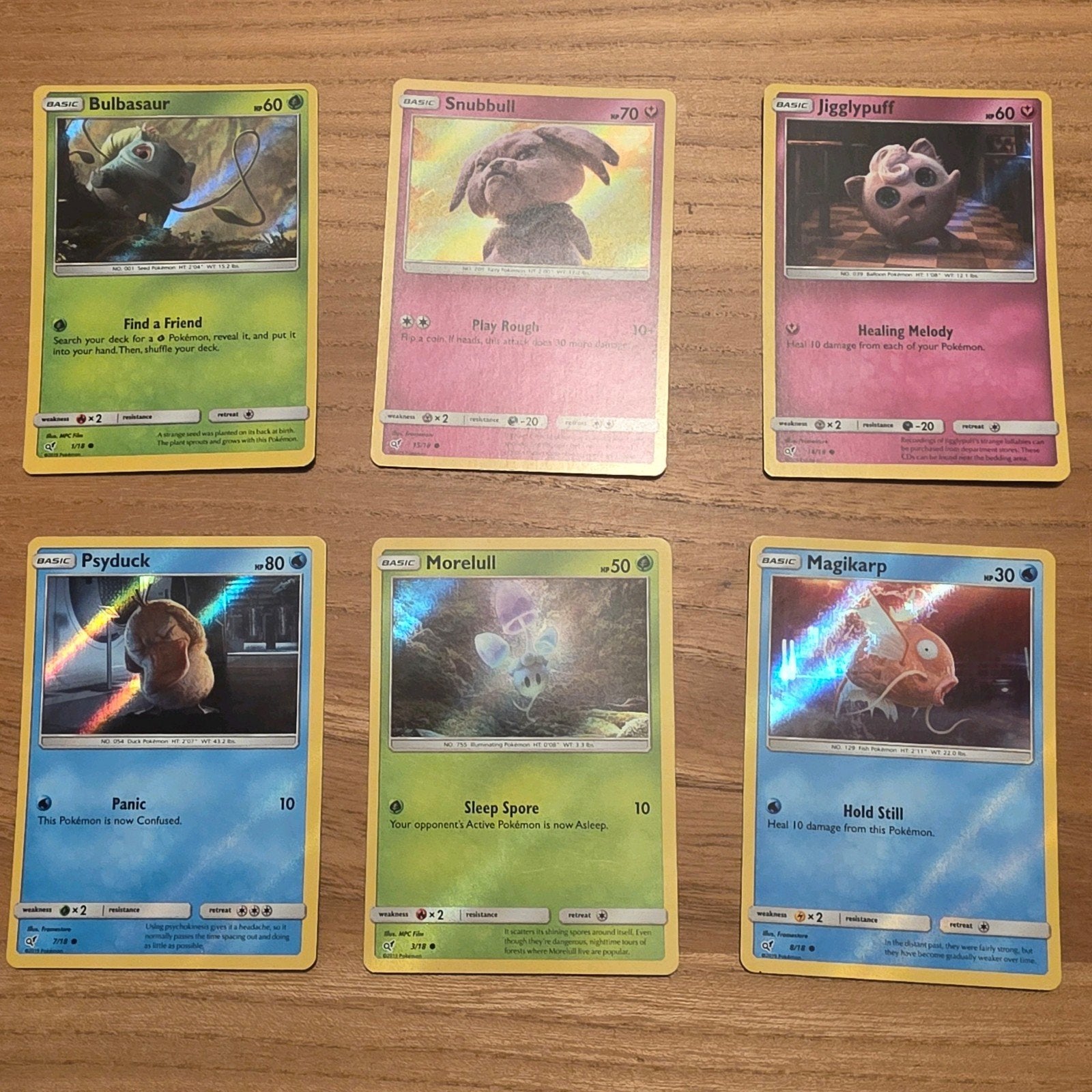 Detective Pikachu pokemon kaarten set, Ophalen of Verzenden, Meerdere kaarten