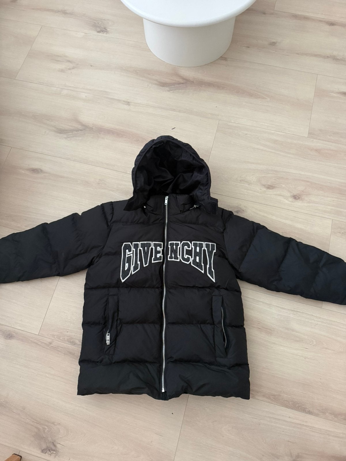 Givenchy winterjas jongen maat 12 jaar/152 zwart, Kinderen en Baby's, Ophalen of Verzenden, Zo goed als nieuw, Jongen, Jas