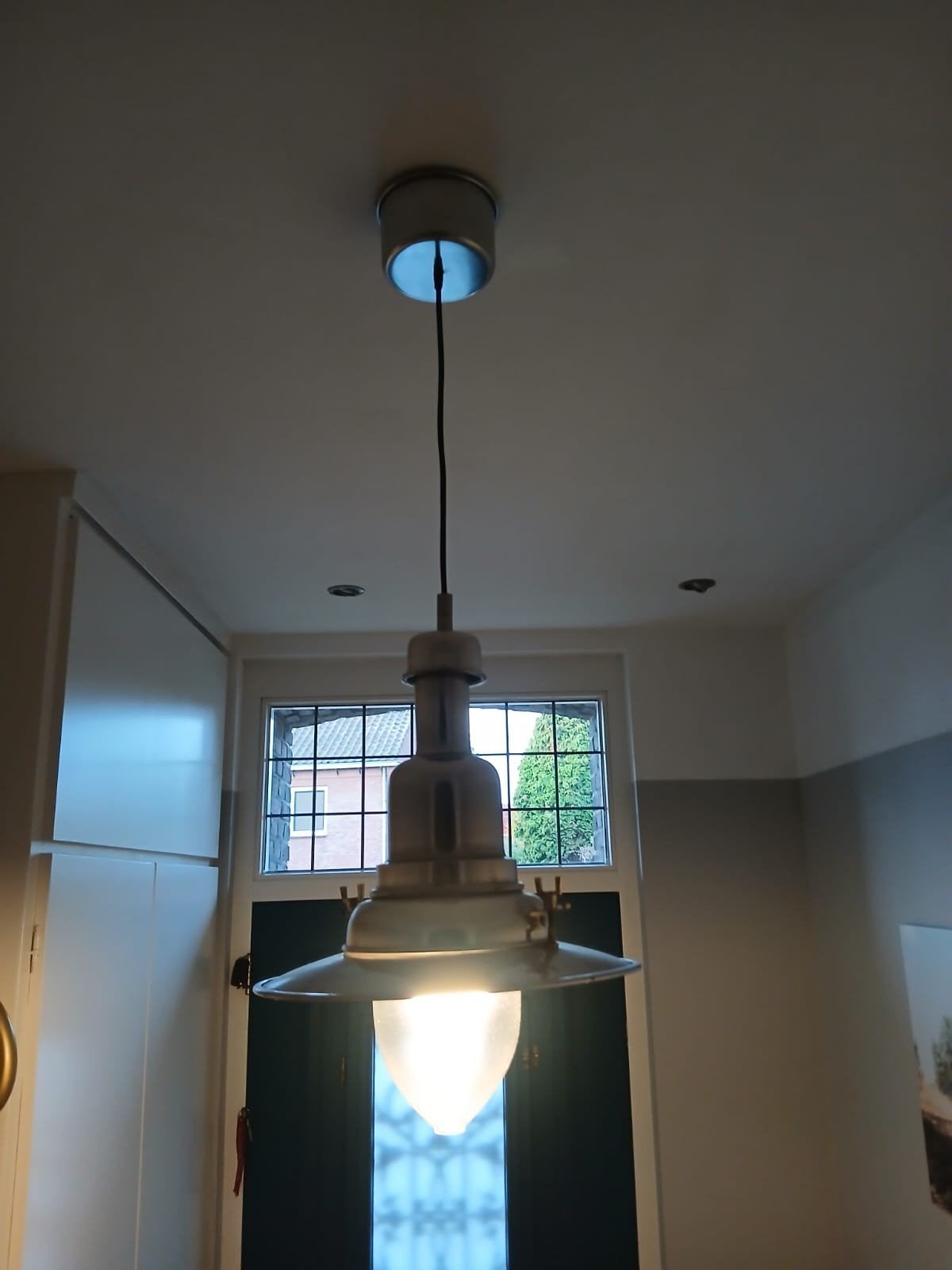 ikea hamglamp Ottava industiële hanglamp, Ophalen, Zo goed als nieuw, Glas, Industiël