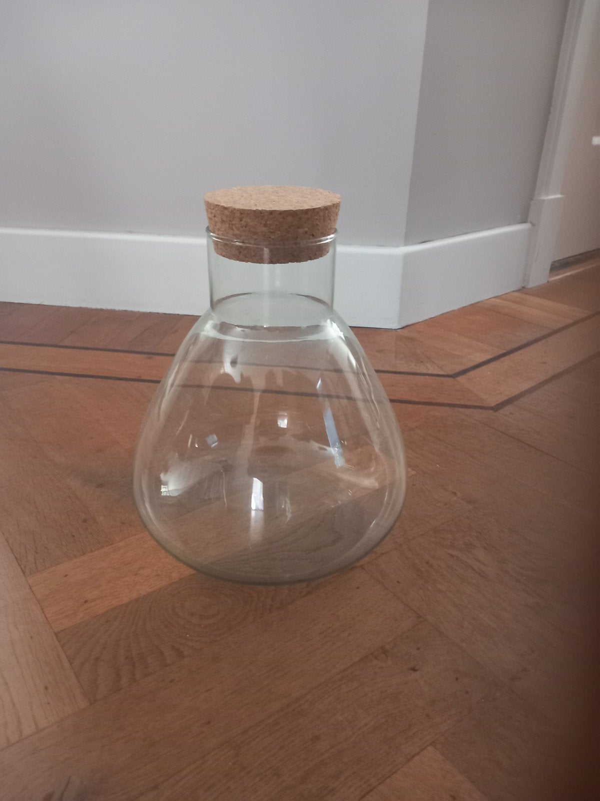 Glazen stolp met dop van kurk, Ophalen of Verzenden, Zo goed als nieuw