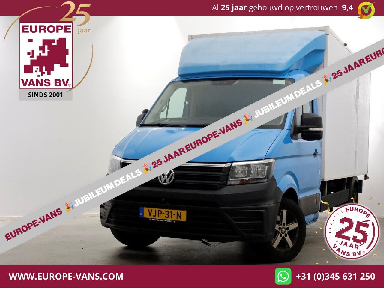 Volkswagen Crafter 35 2.0 TDI E6 Bakwagen met achterdeuren 2, Voorwielaandrijving, Electronic Stability Program (ESP), Gebruikt