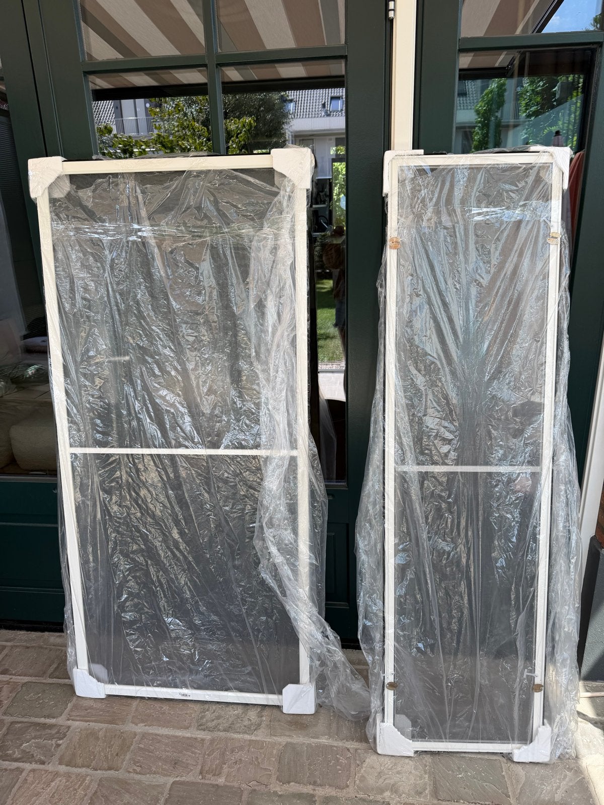 2x Nieuwe klem horren in verpakking, diverse maten, Ophalen, 80 tot 100 cm, Hordeur, Nieuw