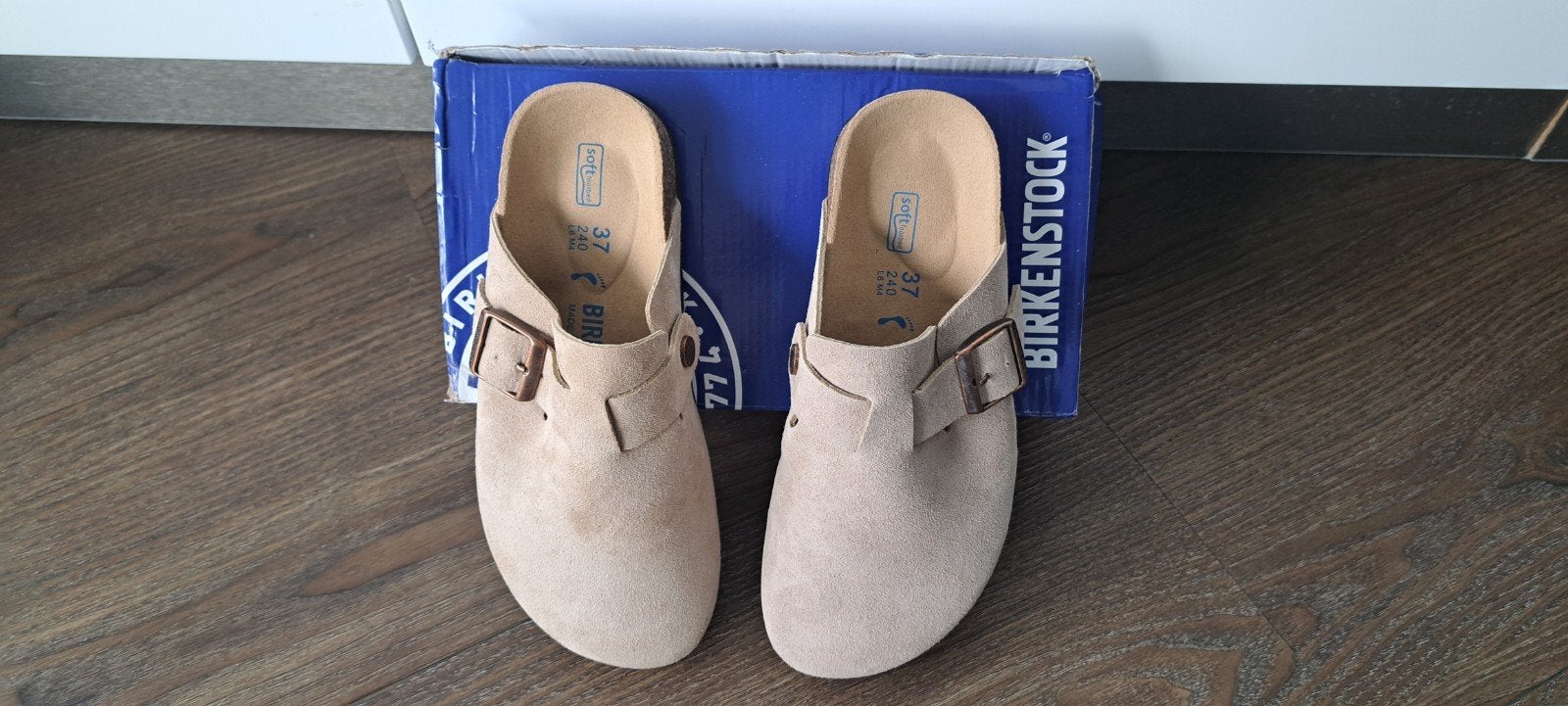 Birkenstock Boston Maat 37 kleur Sand, Nieuw, Ophalen of Verzenden, Birkenstock, Instappers
