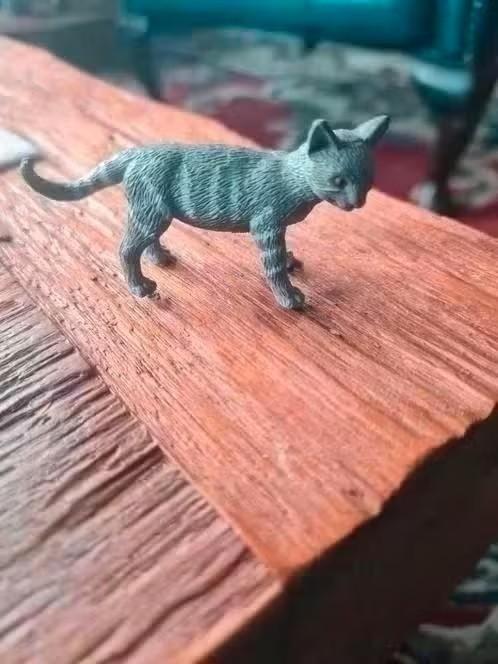 safari kat poes nr 1, Ophalen of Verzenden, Nieuw, Hond of Kat, Beeldje of Figuurtje