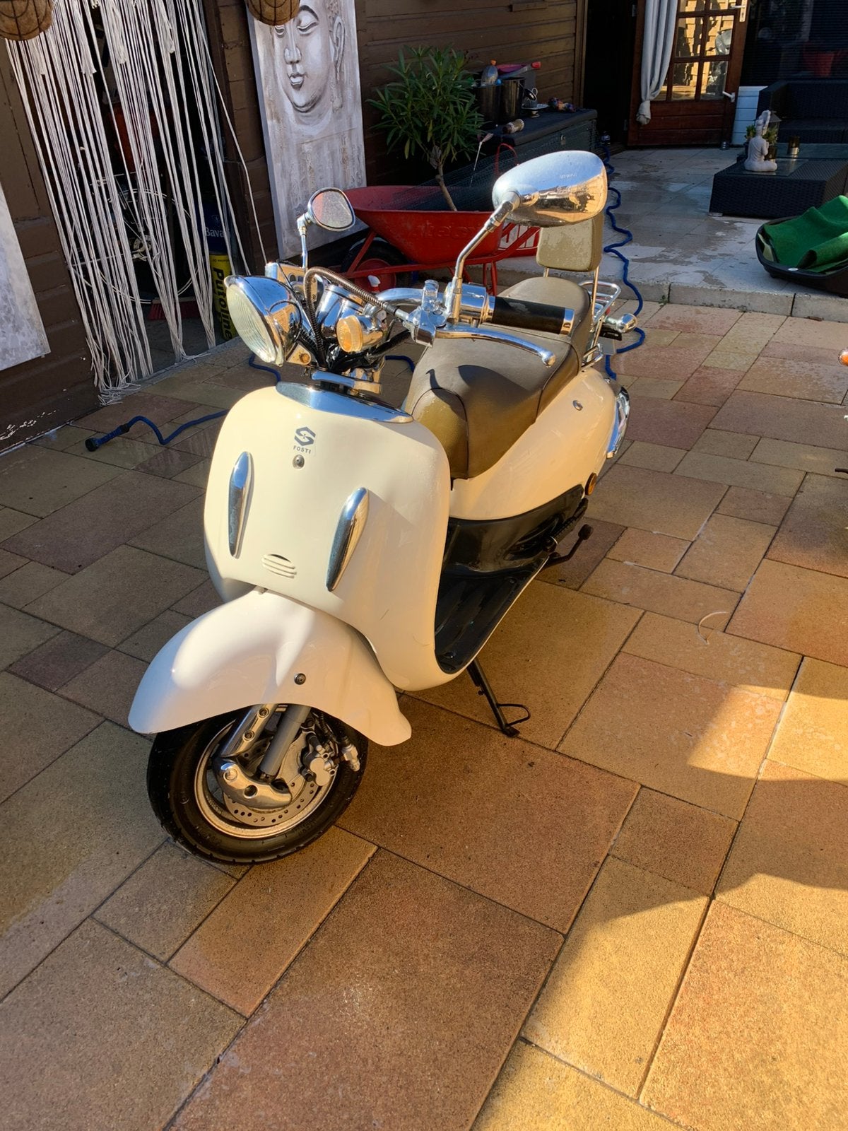 Retro scooter tekoop, Ophalen, Zo goed als nieuw, Benzine, Overige merken