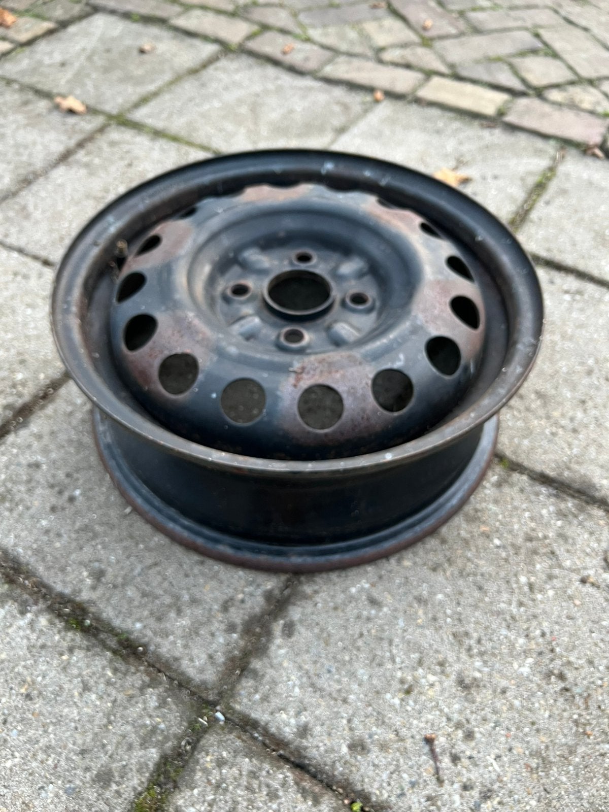 1 x velg: 4 gaats 14 H2 Et 39. Peugeot 107, C1, Aygo, Auto diversen, Wieldoppen, Ophalen, Gebruikt
