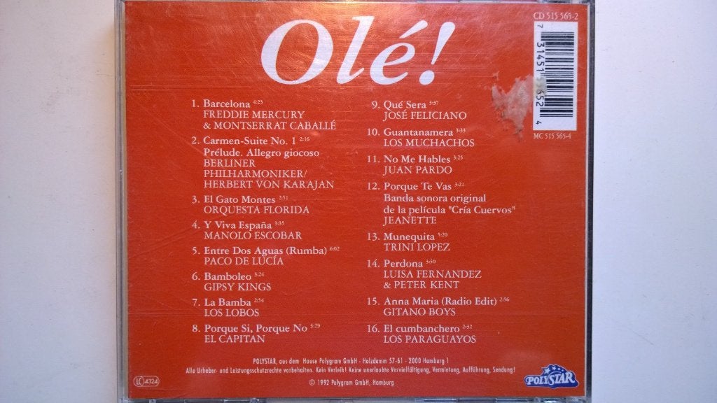 Olé! Barcelona, Ophalen of Verzenden, Zo goed als nieuw, Pop