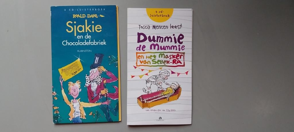 Luisterboeken | dummy de mummie | sjakie en de chocoladefabr, Boeken, Ophalen of Verzenden