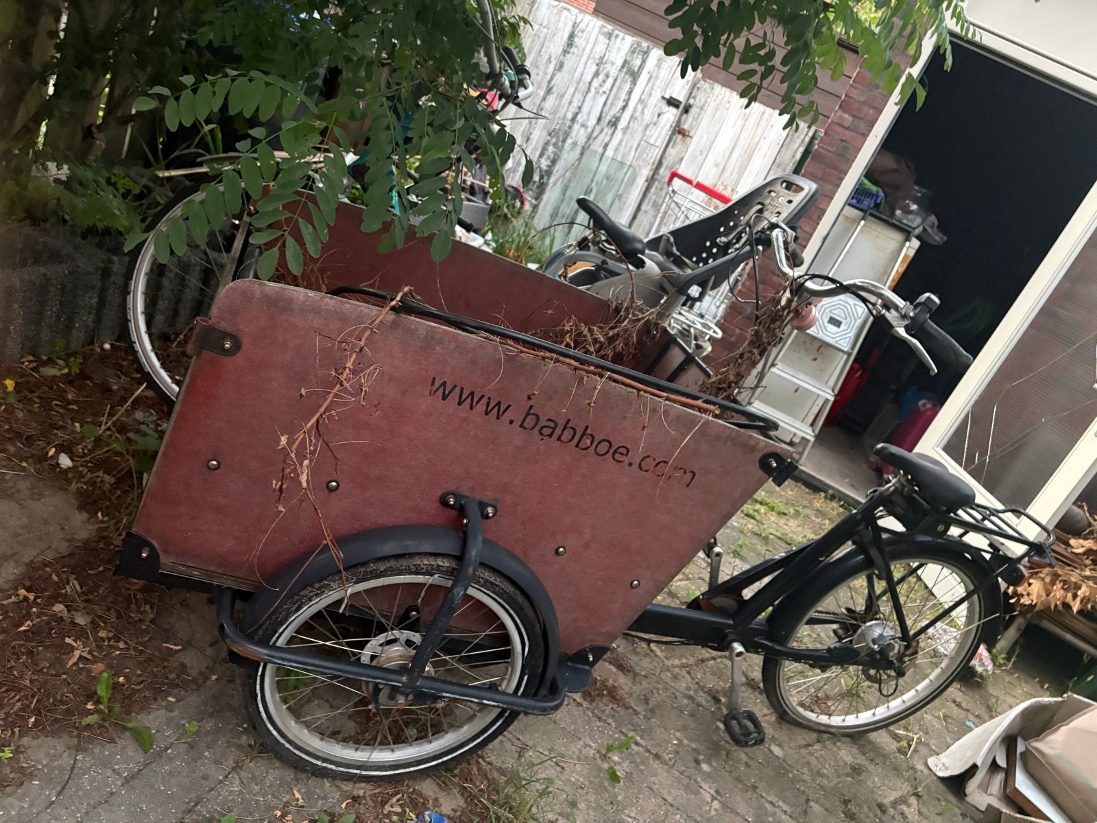 Babboe bakfiets - Ideaal voor kinderen of goederen, Ophalen, Gebruikt, Trommelrem, 2 kinderen
