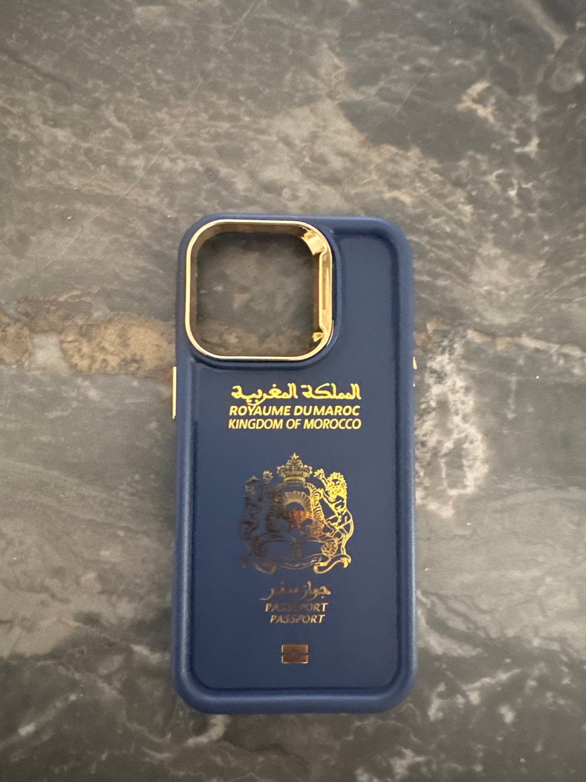 Telefoonhoesje  16 pro Marokkaans Paspoort Design, Ophalen of Verzenden, Nieuw, Hoesje of Tasje