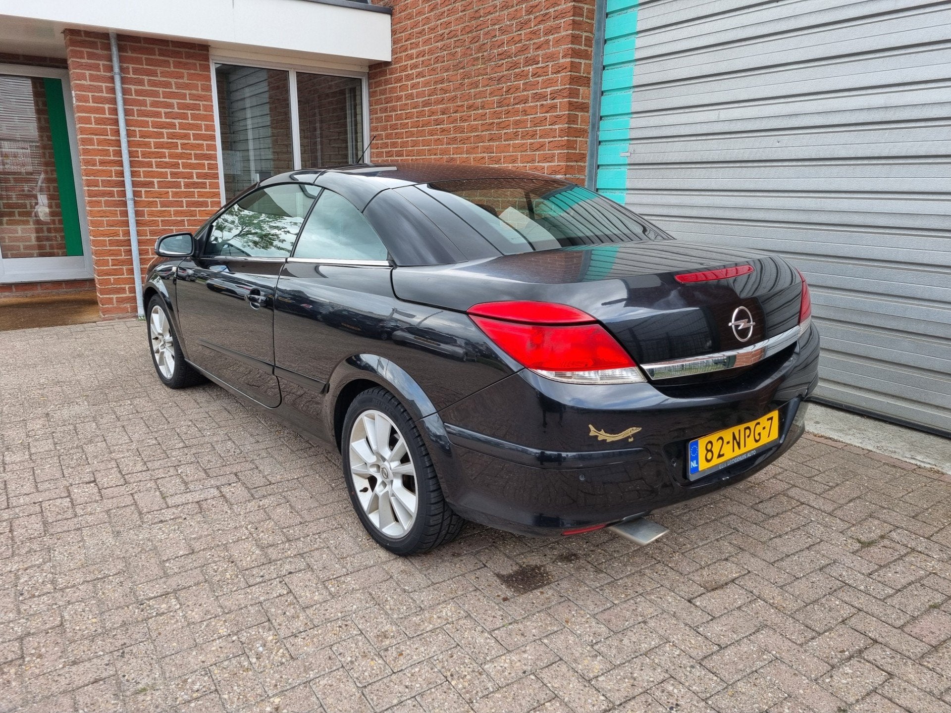 Opel Astra TwinTop Cabrio 1.8 Enjoy Airco! Bj:2007, Auto's, Gebruikt, 4 cilinders, Cabriolet, 4 stoelen