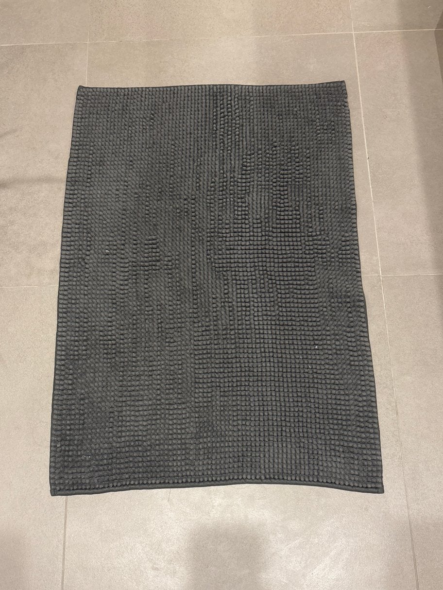 IKEA TOFTBO badmat, 50x80cm, antraciet, IKEA, Gebruikt, Verzenden, Badmat