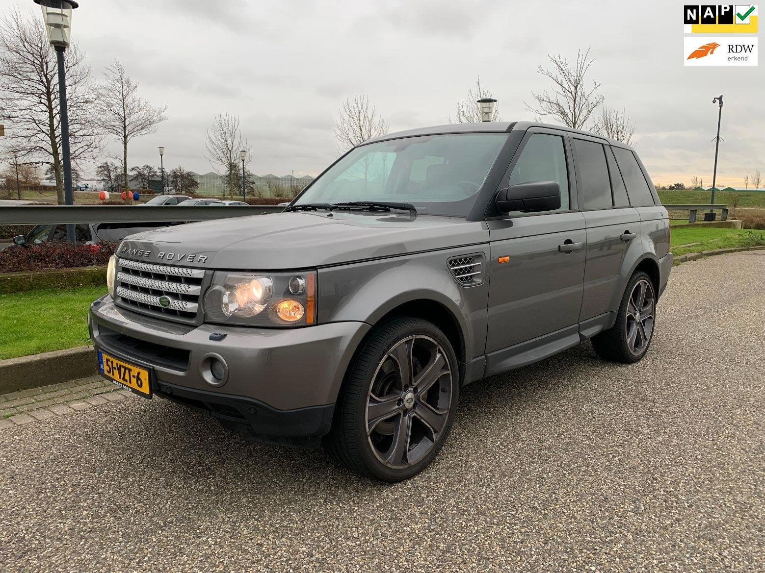 Land Rover RANGE ROVER SPORT * APK * NAP * GRIJS KENTEKEN *, Auto's, Automaat, 3628 cc, Leder, Diesel