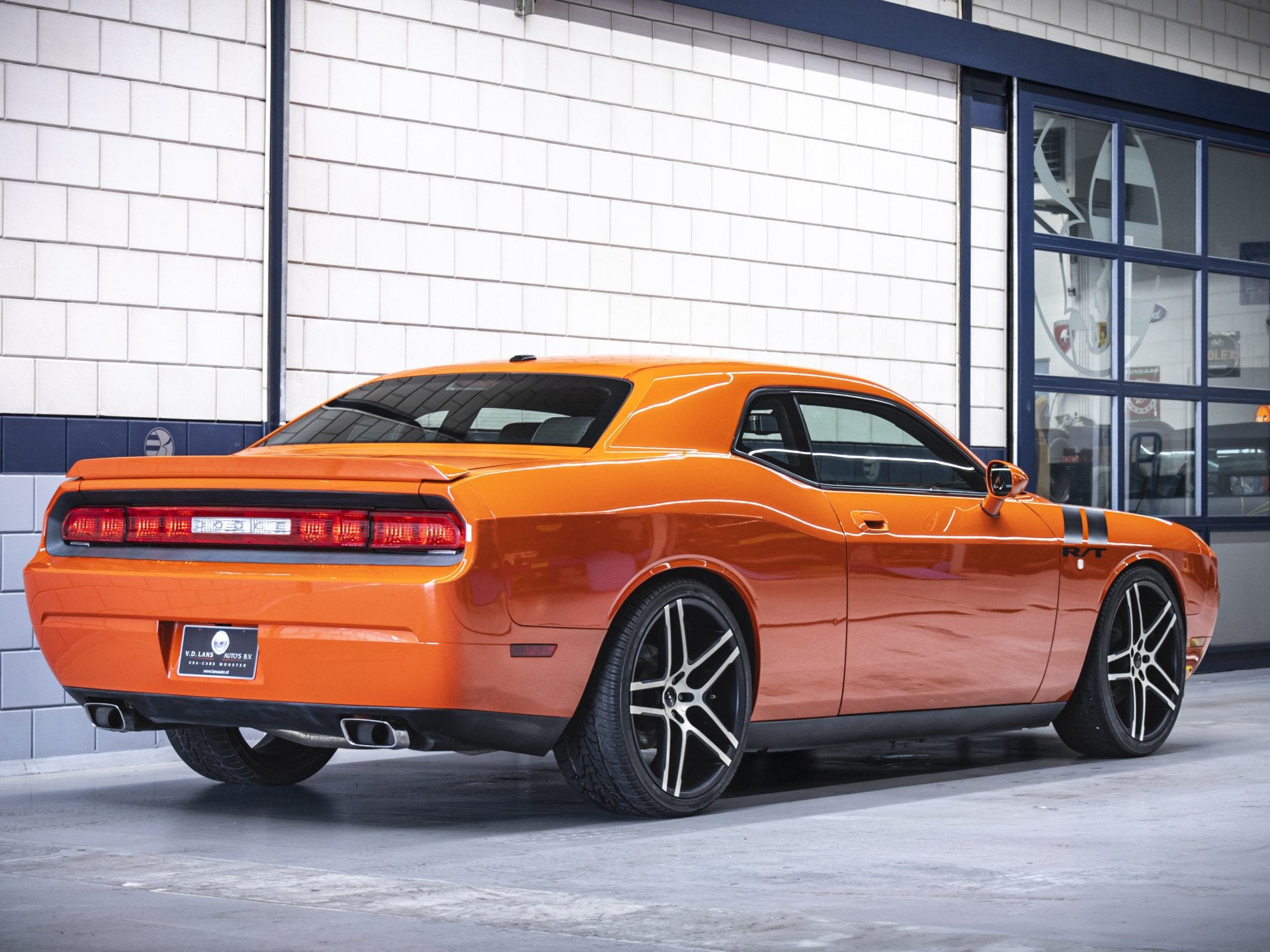 Dodge Challenger | 5.7L V8 | 1e eigenaar + onderhoudshistori, Gebruikt, Zwart, Overige kleuren, Leder