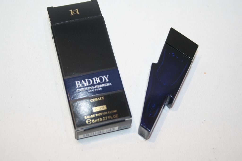 Carolina Herrera Bad Boy Cobalt Elixir 8 ml EdP Elixir Nieuw, Verzenden, Nieuw, Miniatuur, Gevuld