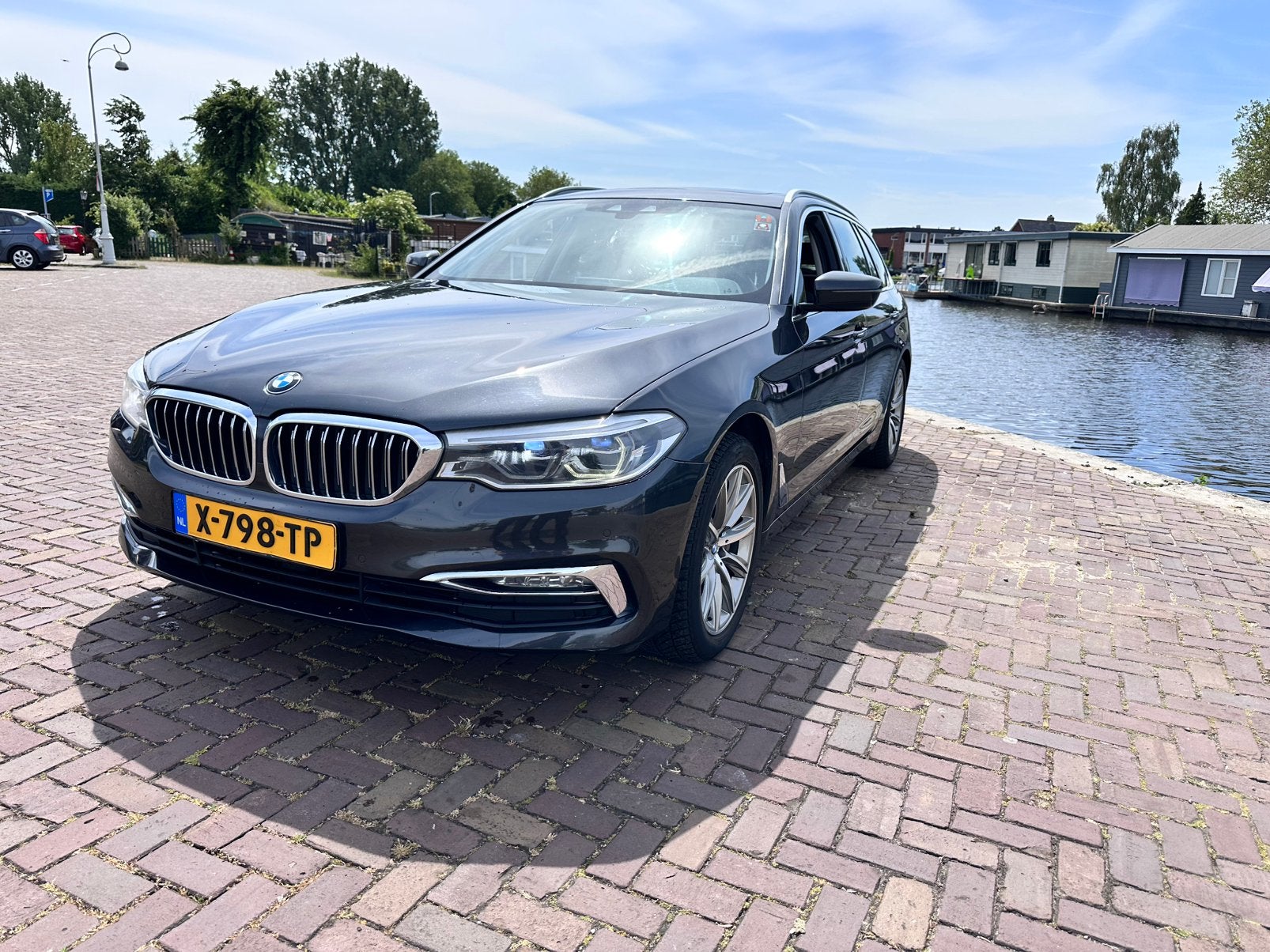 BMW 5-Serie 530d 265pk Xdrive Aut. 2017 Zwart Luxury Line, Automaat, 2993 cc, 2000 kg, Zwart
