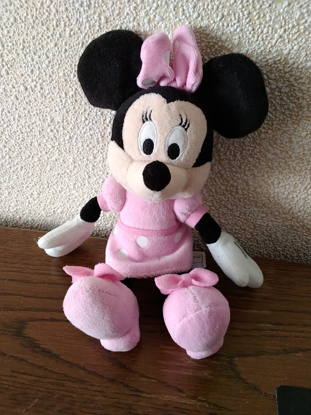 Minnie Mouse knuffel 22 cm roze Disney, Ophalen of Verzenden