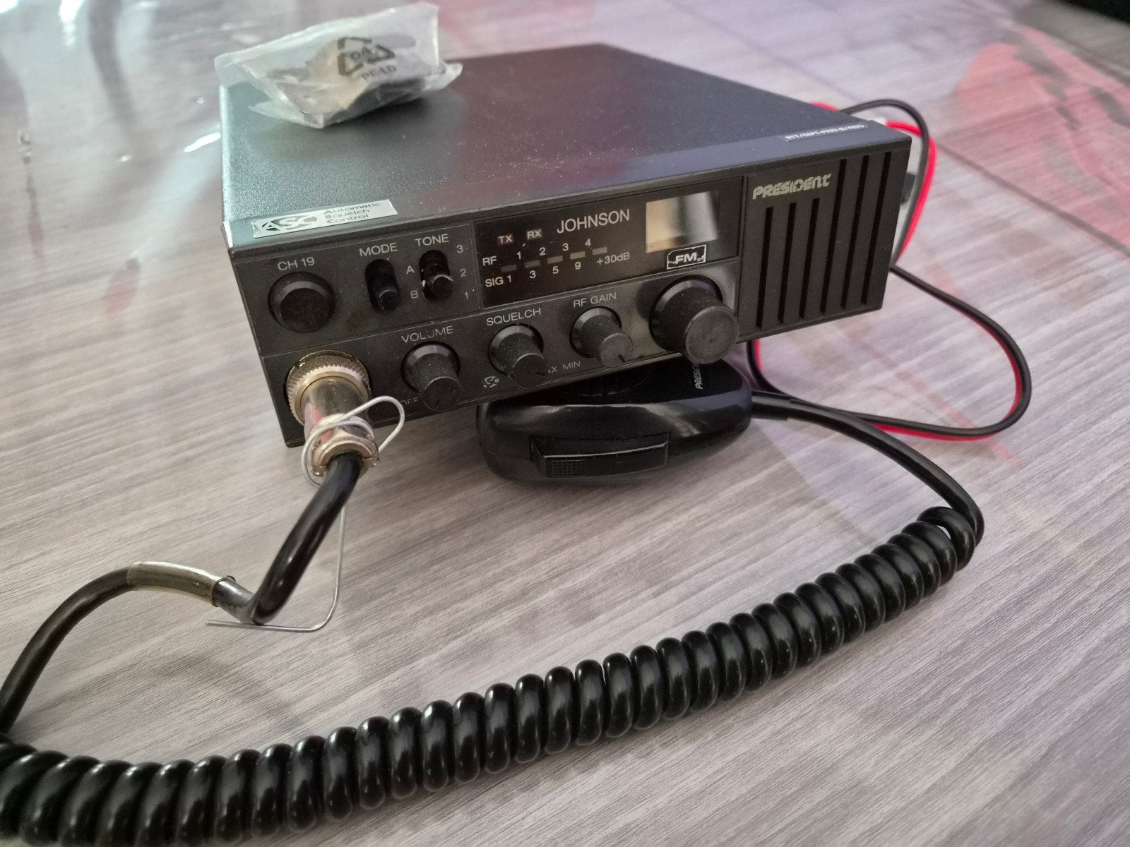 President Johnson 27 MC Zend Ontvanger CB Radio, Telecommunicatie, Overige Telecommunicatie, Ophalen, Gebruikt