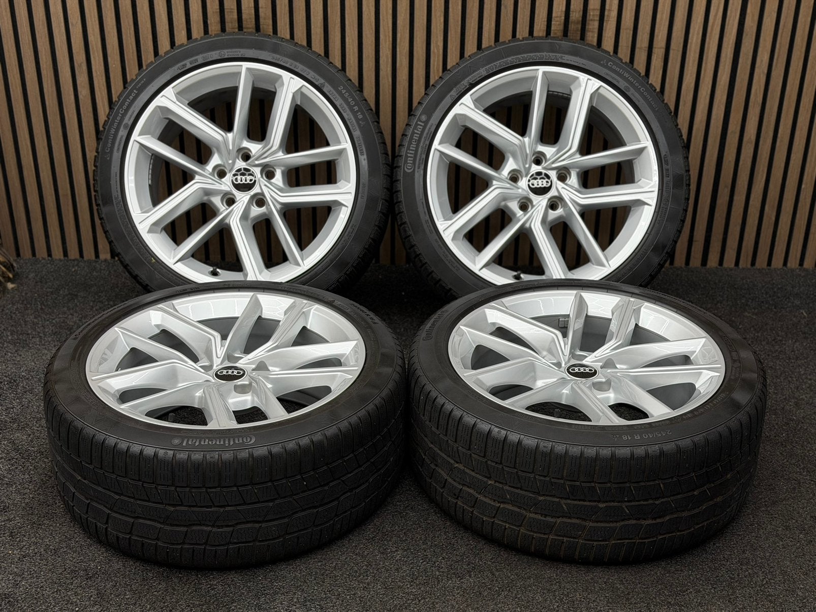 Originele 18 inch Audi A5 S5 B9 5x112 ET29 66.5 Continental, Ophalen, 18 inch, 245 mm, .