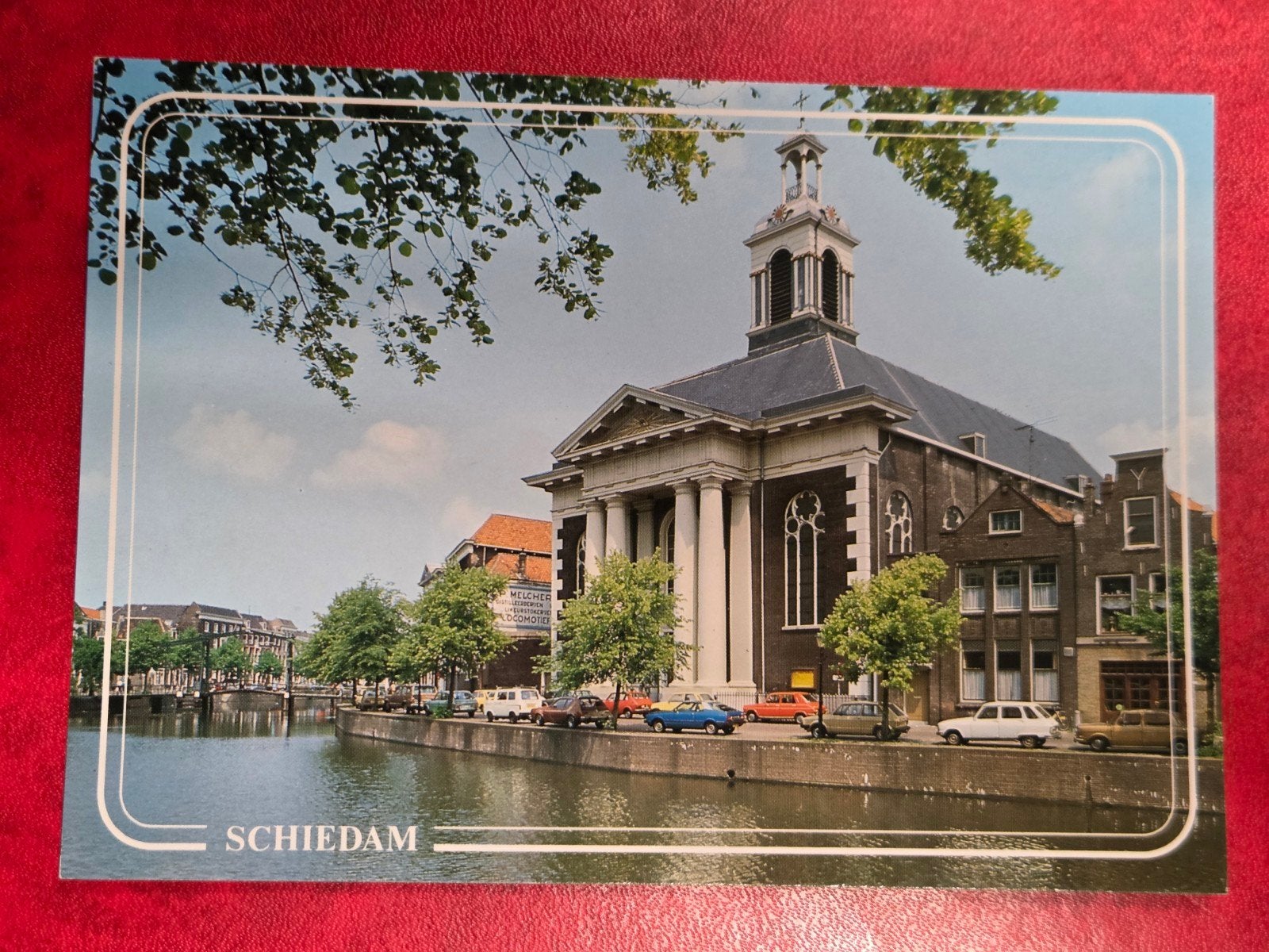 Schiedam De Havenkerk Lange Haven, Ophalen of Verzenden, 1960 tot 1980, Zuid-Holland
