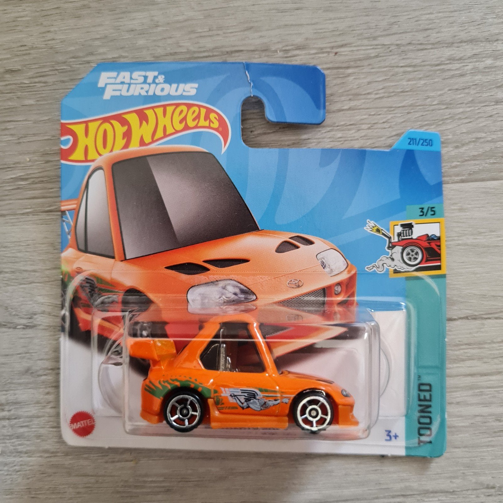 Hotwheels 1:64 '94 Toyota Supra Fast & Furious, Ophalen of Verzenden, Nieuw, Auto