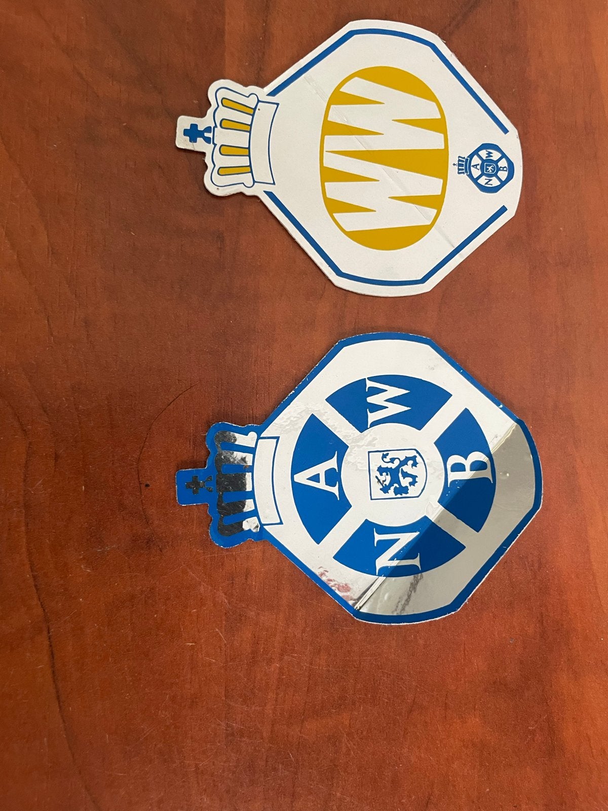 Vintage ANWB en WW stickers, Ophalen of Verzenden, Gebruikt, Auto of Motor