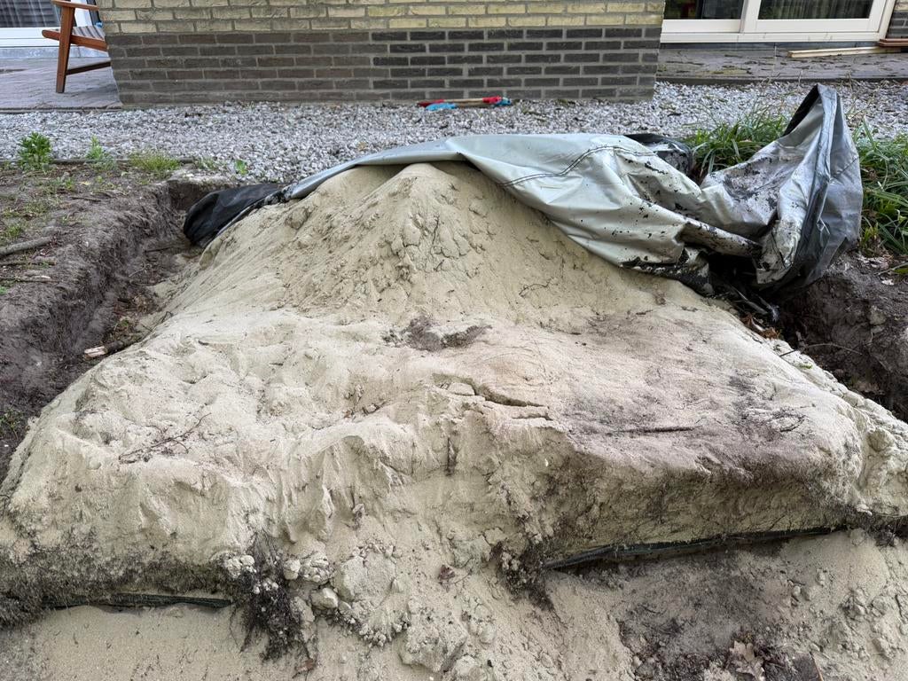 1 kuub Speelzand - Gratis, Tuin en Terras, Zand, Ophalen, Zo goed als nieuw, Overige typen