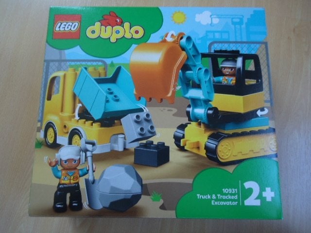 Lego Duplo 10931, Truck & Tracked Eccavator, Nieuwe doos, Ophalen of Verzenden, Nieuw, Complete set, Duplo