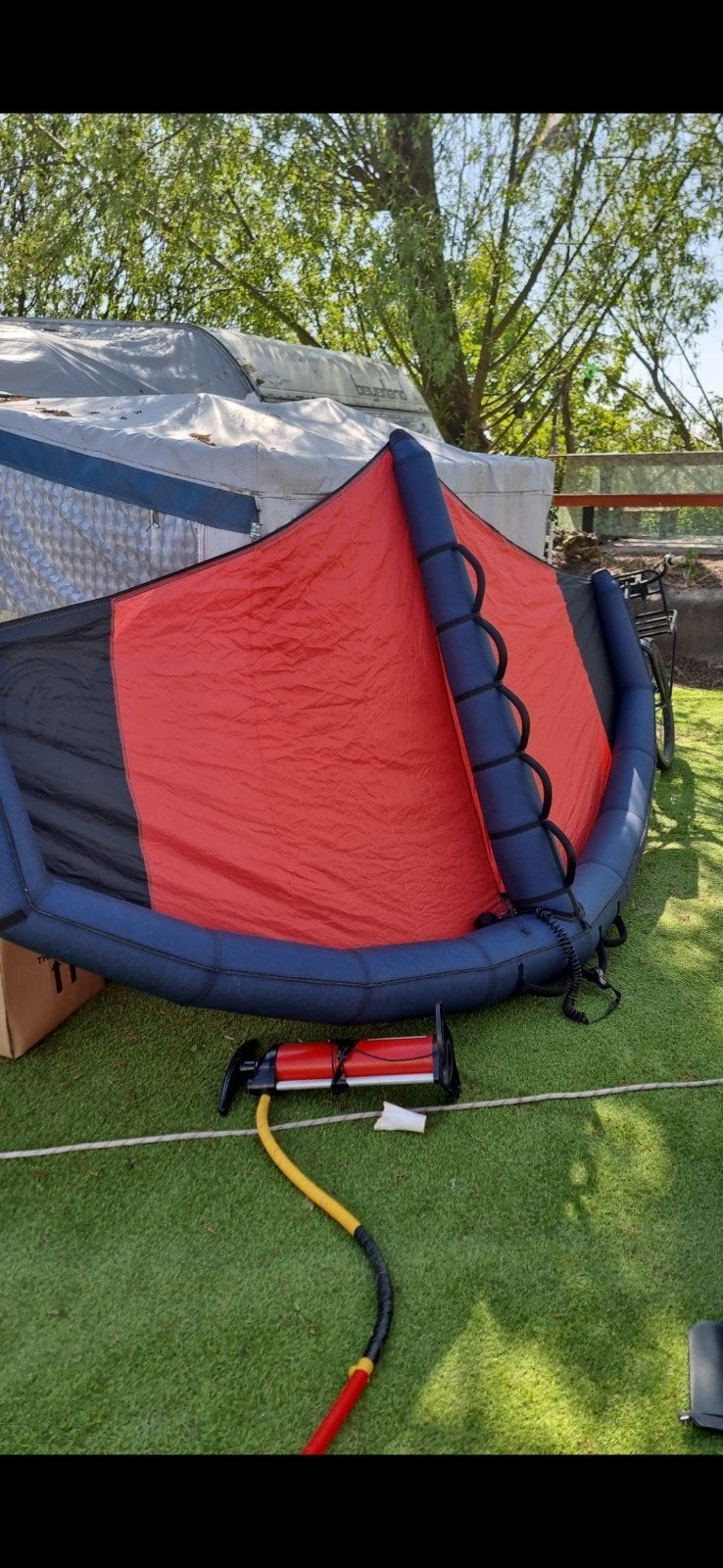 Wingsurf-wing  4.0 Zo goed als nieuw, Ophalen, Zo goed als nieuw, Wingsurf-wing