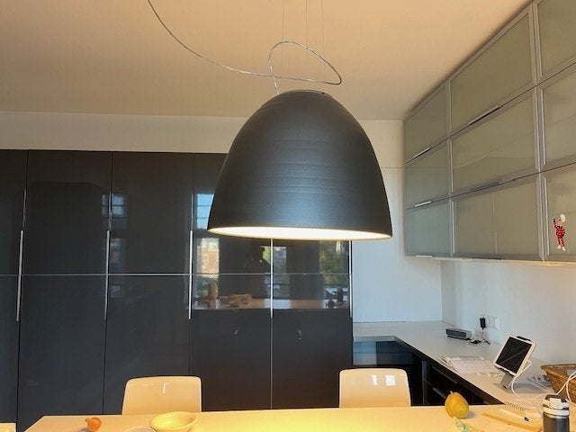 keukenlamp, Huis en Inrichting, Lampen | Hanglampen, Ophalen, Gebruikt, Metaal, Minder dan 50 cm