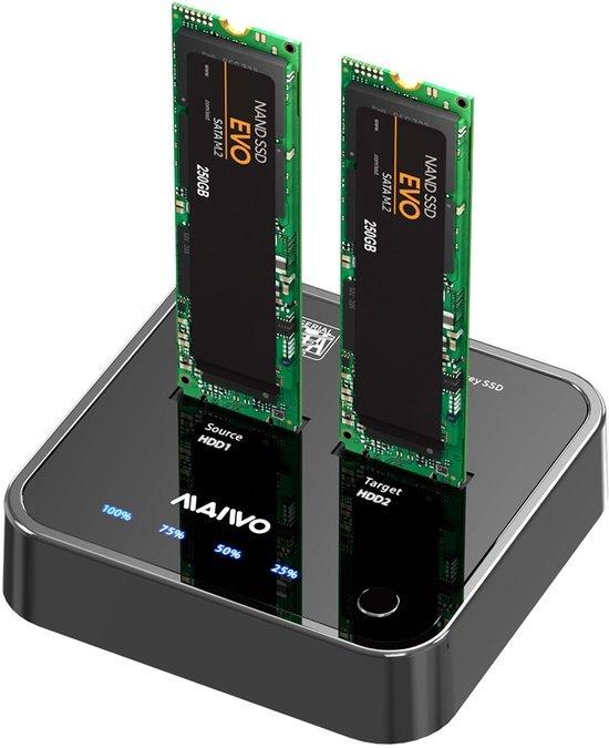 Maiwo K3016S Docking Station voor het klonen van M.2 SATA, Overige merken, Shenzen KSY, N/a, Ophalen of Verzenden
