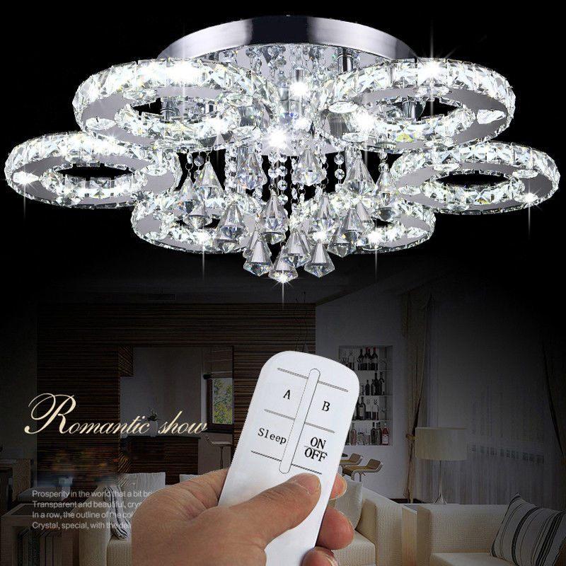 Kristallen Plafondlamp Kroonluchter Hanglamp Luchter 240035, Ophalen of Verzenden, Nieuw, Glas