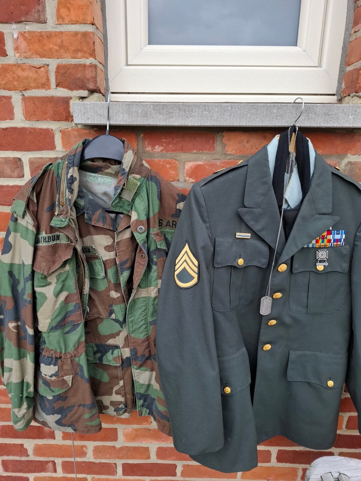 US Army Uniform 4th Infantry Division - Compleet Pak, Ophalen of Verzenden, Landmacht, Amerika, Kleding of Schoenen