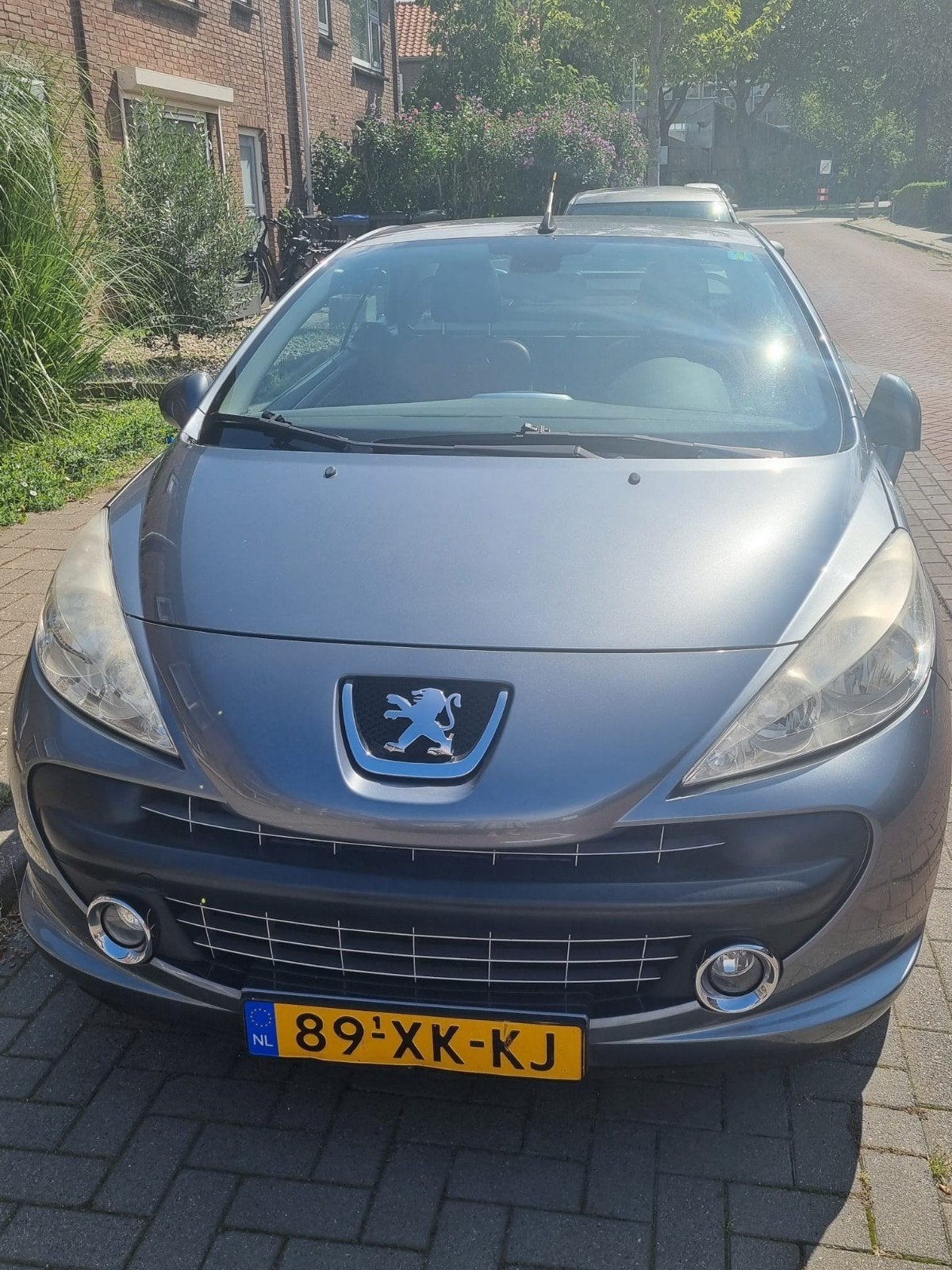 Peugeot 207 1.6 16V CC 88KW 2007 Grijs, Auto's, Voorwielaandrijving, 15 km/l, 4 cilinders, Cabriolet