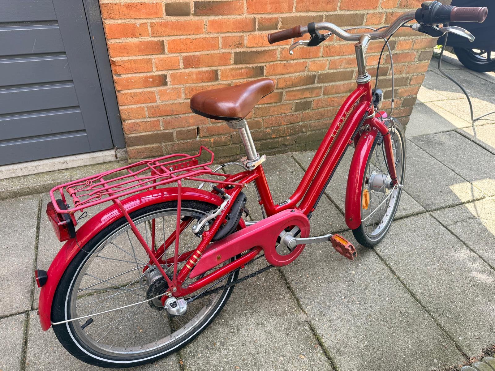 Elops fiets rood 20 inch, Fietsen en Brommers, Fietsen | Bakfietsen, Ophalen, Gebruikt, 1 kind, Overige merken