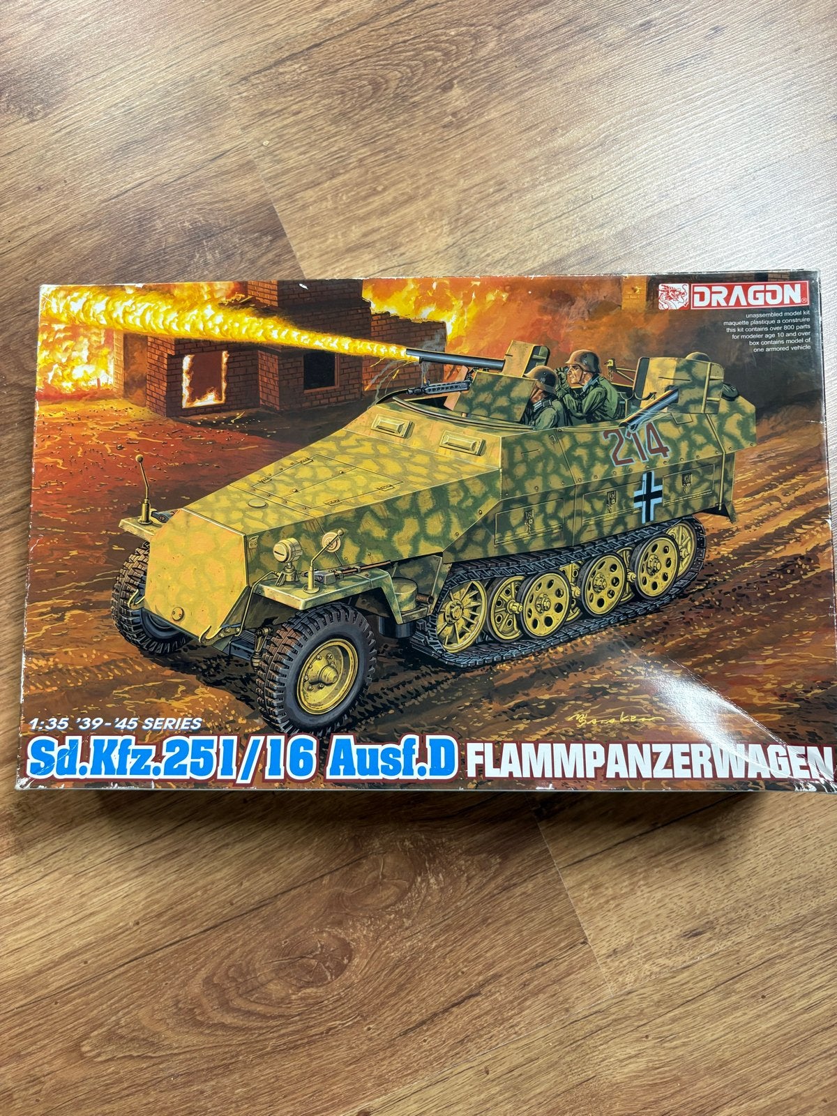 Dragon Sd.Kfz.251/16 Ausf.D Flammpanzerwagen modelkit, Tank, 1:32 tot 1:50, Nieuw, Ophalen