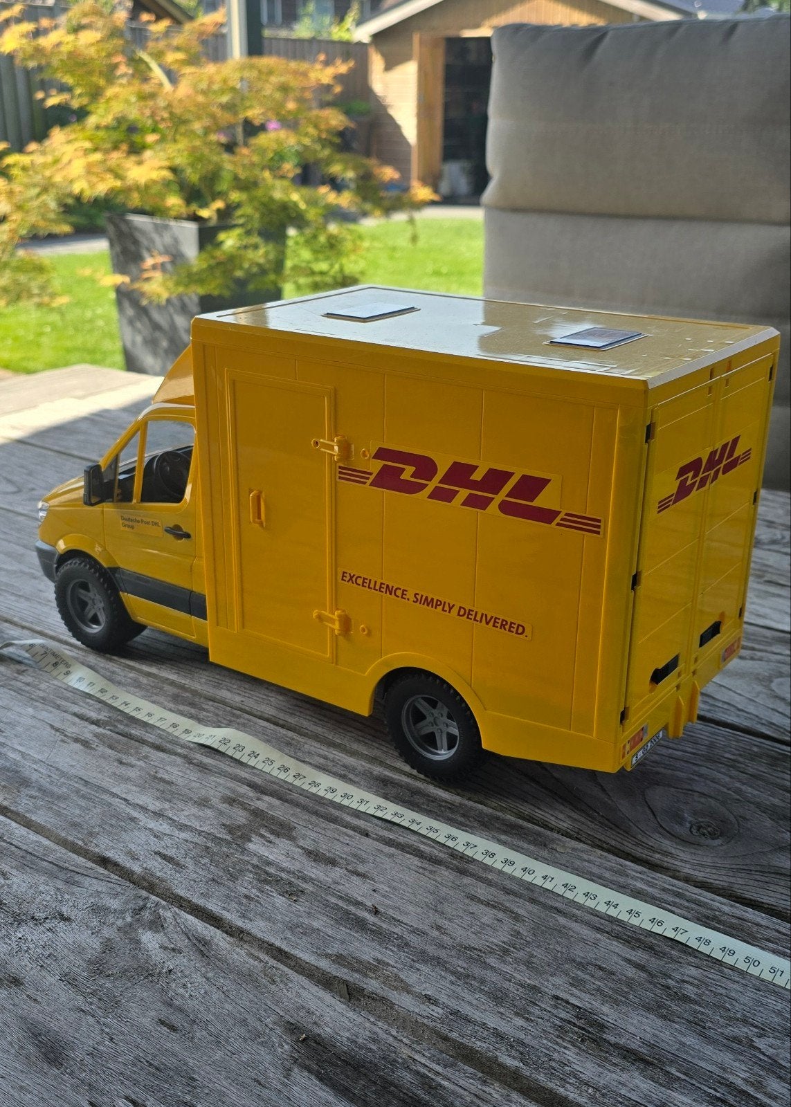 DHL Bestelwagen Speelgoedauto - Zo goed als nieuw, Ophalen, Zo goed als nieuw
