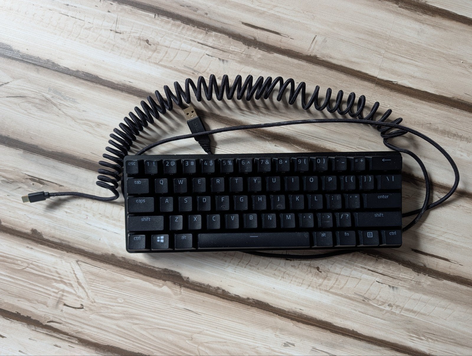 Razer huntsman mini, Computers en Software, Toetsenborden, Zo goed als nieuw, Qwerty, Bedraad, Gaming toetsenbord, Multimediatoetsen