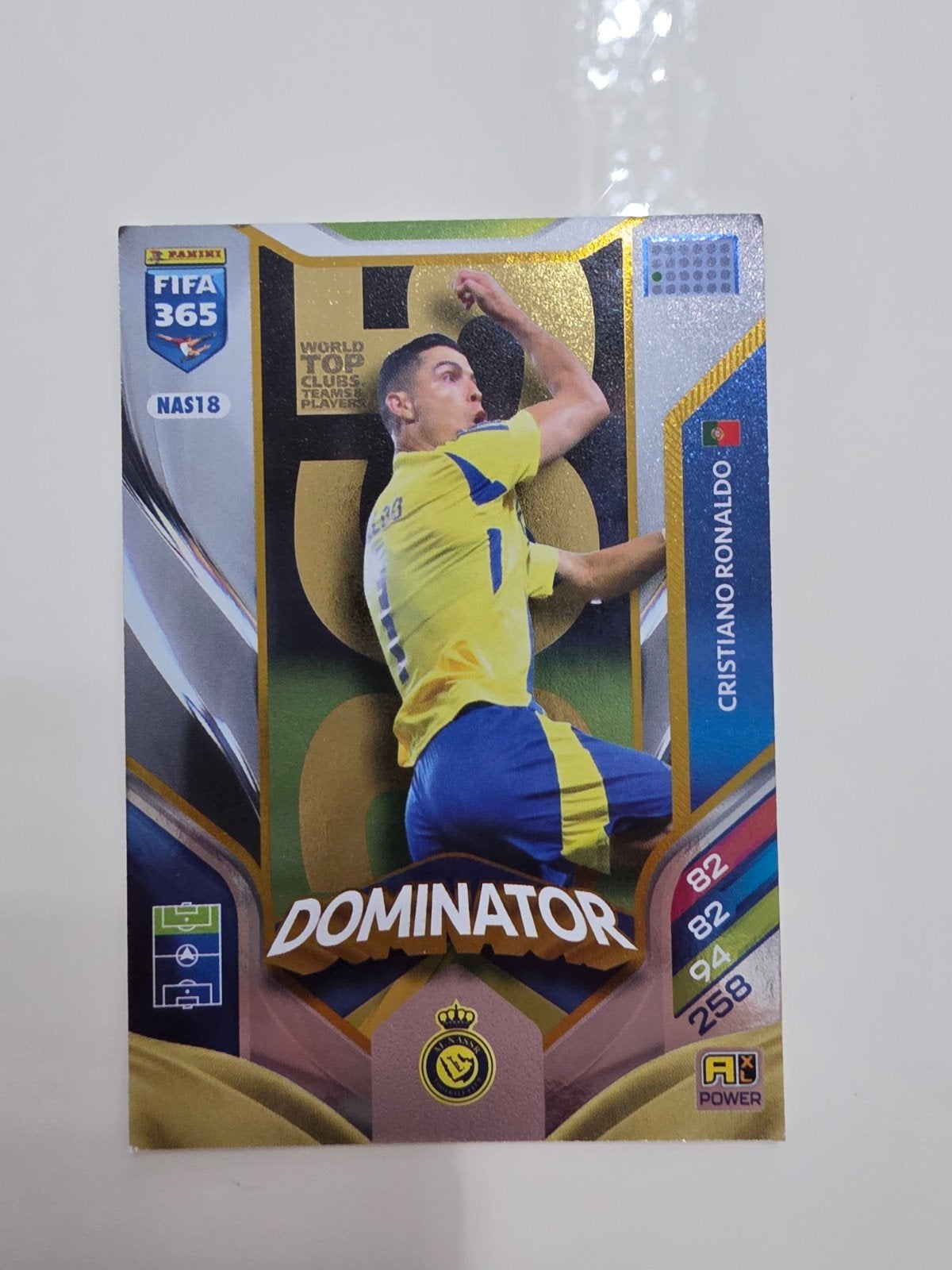 Panini FIFA Adrennalyn Xl 2026- Cristiano Ronaldo Dominator, Verzenden, Zo goed als nieuw, Plaatje