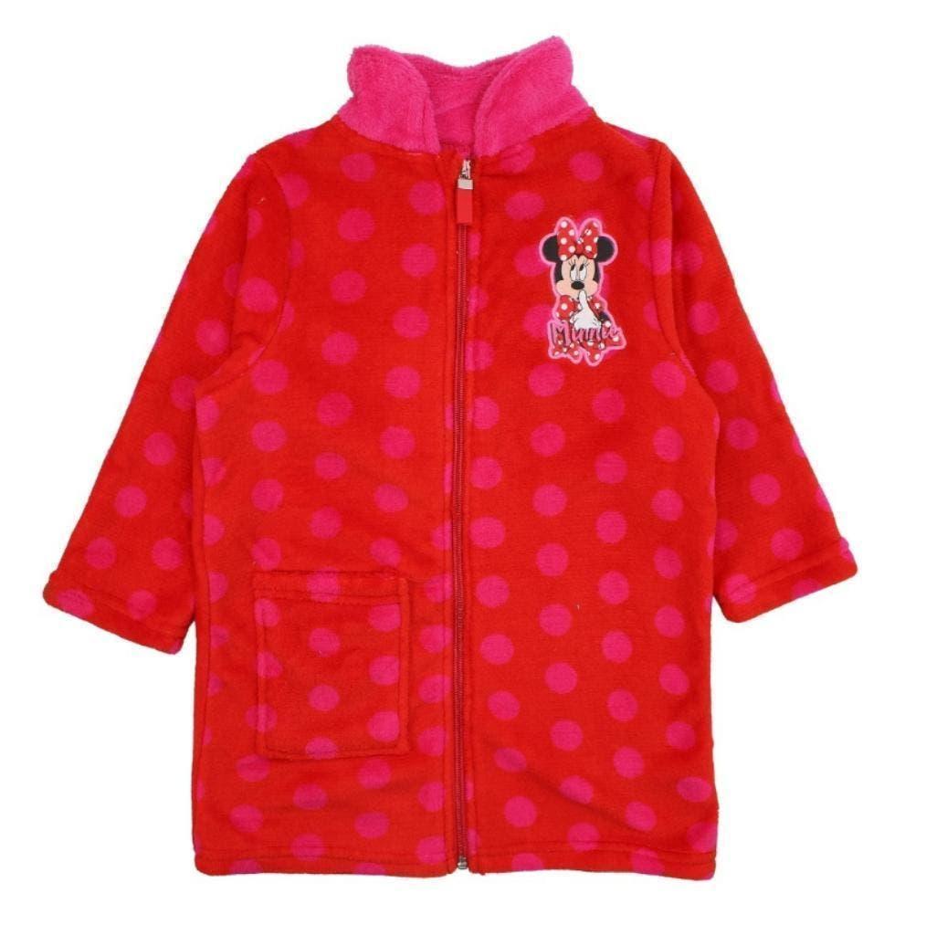 Minnie Mouse Badjas Rood - Dots - Mt 98-104-110-116-128-140, Nacht- of Onderkleding, Meisje, Minnie Mouse, Nieuw