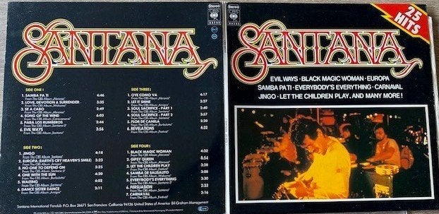Santana:Marathon/Zebop/Shango/HavanaMoon/Lotus/Welcome/25Hit, LP, Overige genres, Ophalen of Verzenden, Zo goed als nieuw